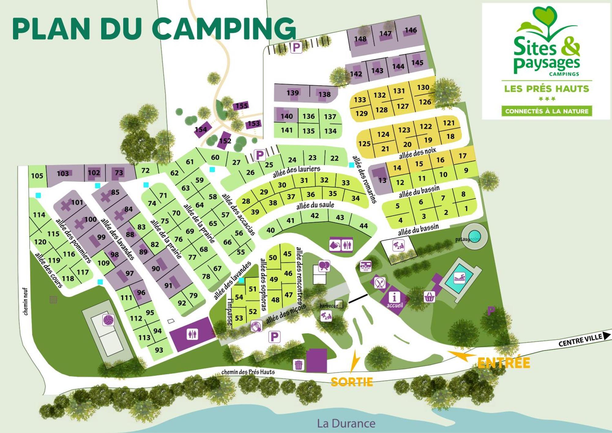 Camping Sites et Paysages Les Prés Hauts Sisteron Esterno foto